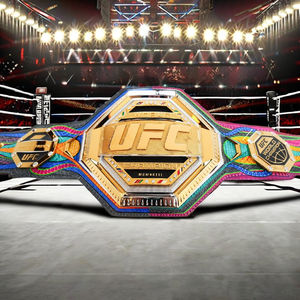 World Heavyweight Championship Big Gold <b>Wrestling</b> Title <b>Belt</b> 2mm 4MM Adult Eco-Friendly Comfortable 100% Genuine Leather Alloy - Product Image 6