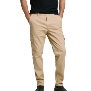 Durable <b>Work</b> <b>Cargo</b> Pants for Men Soft Premium Cotton <b>Cargo</b> Pants for Men Breathable Utility Trousers for Men - Product Image 3