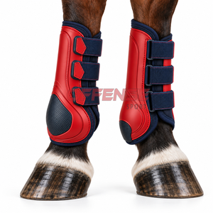 Botas de cepillado para caballos de calidad con diseño flexible, interior suave y cierre fiable para entrenamiento, competición y uso diario. - Product Image 3
