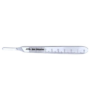 Mango de Bisturí Quirúrgico Reutilizable de Acero Inoxidable con Escala de Medición, Instrumento Quirúrgico con Certificación CE - Product Image 3