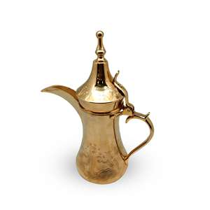 Cafetera árabe decorativa de acero inoxidable, elegante tetera para servir café de Oriente Medio para invitados - Product Image 5