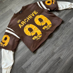 T-shirt Homme Personnalisé OEM, Coupe Ample et Flottante, Double Couche, Impression DTG, Effet Vieilli, Grammage Lourd - Product Image 2