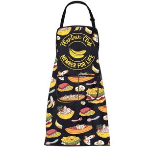 Delantal de Cocina con Diseño de Plátano, Delantal de Cocina con Bolsillos, Regalo para Amantes de los Plátanos, Regalo para Gourmets Amantes de la Fruta - Product Image 1