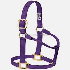 Venta al por mayor Productos Ecuestres ajustable de nailon de material suave logotipo personalizado de nailon carreras de caballos Halter - Product Image 5