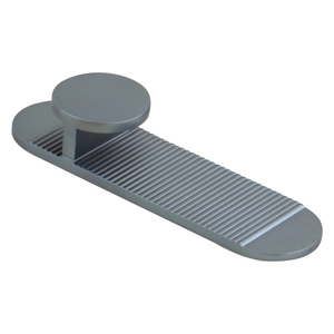 Poignée circulaire à bouton rainuré en aluminium, design hibou, finition PVD Or Rose, PVD Or, Noir Soie, pour meuble - Product Image 3