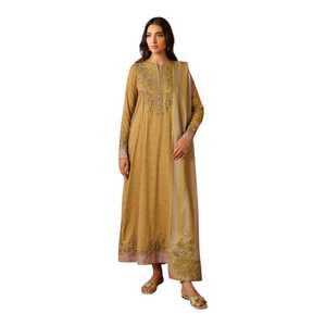Ensemble de vêtements décontractés ethniques tendance en coton pour l'été, collection indienne et pakistanaise, 3 pièces, robes décontractées - Product Image 1