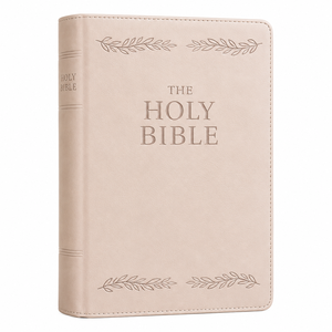 Premium Personalized Holy Bible Printing Soft Leather Cover KJV Christian Bible with Custom Logo for Wholesale Gift Use - Product Image 1