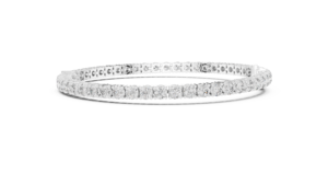 9K White <b>Gold</b> Radiant Cut Lab Grown Diamond Tennis Bracelet 5.75ct IGI Certified Unisex Luxury 13.63g Fine Jewelry Wholesale - Product Image 4