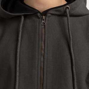 Sweat-shirts à capuche zippés en polaire pour homme, 100 % coton, séchage rapide, poids moyen, respirants, coupe-vent, écologiques, personnalisables - Product Image 6