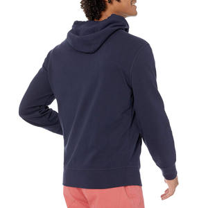Custom Men's 100% Cotton <b>Zip</b> Up Hoodie Full Zipper <b>Hooded</b> Sweatshirt Casual Streetwear Custom Logo OEM ODM Wholesale - Product Image 3