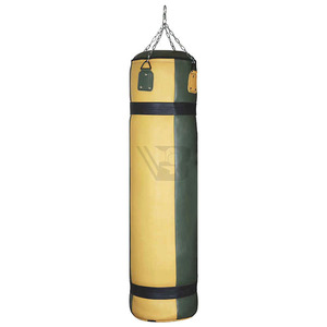 Saco de Boxeo Profesional de Alta Calidad con Etiqueta Personalizada, Diseño Único Amarillo y Negro, con Función de Estiramiento, al Mejor Precio - Product Image 4