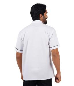 Chaqueta de Chef de Manga Corta para Hombre, Cierre Cruzado Reversible, Cómoda y Elegante, Fácil de Cuidar y Transpirable - Product Image 2