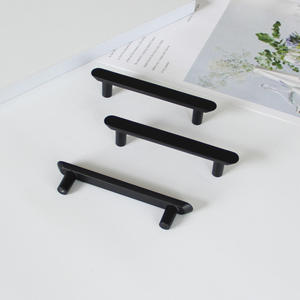 Tirador Moderno Minimalista de Aleación de Zinc, Duradero y Ecológico, Negro Mate, para Cajones, Armarios, Cómodas, Cocina y Comedor - Product Image 3