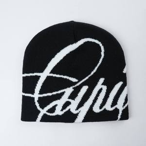 Cyrus Beanie Hat Unisex Adult Winter Warm Casual 100% <b>Acrylic</b> Jacquard <b>Letter</b> Pattern Street Style - Product Image 6
