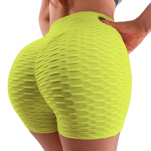 Servicios OEM ODM, Pantalones Cortos Deportivos para Mujer, Tejido Jacquard Elástico en 4 Direcciones, Soporte para la Parte Inferior del Cuerpo, para Levantamiento de Pesas - Product Image 2