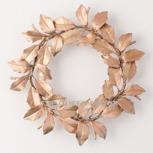 Guirnalda Navideña de Alta Calidad para Decoración del Hogar, Adorno de Pared Navideño Redondo de Metal, Decoración en Blanco para Sublimación - Product Image 6