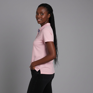 Camiseta polo de golf para mujer, al por mayor, con logotipo personalizado, de alta calidad, 100% algodón, elástica, ajustada, para mujer - Product Image 3