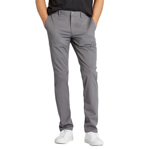 Populaire hommes Chino pantalon confortable 100% coton nouvelle mode bas quantité minimale de commande haut de gamme qualité fermeture éclair braguette personnalisé votre nom de marque - Product Image 5