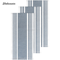 Serviettes de cuisine de style farmhouse au design moderne, séchage rapide, très résistantes, absorbantes, torchons de restaurant faits à la main en coton