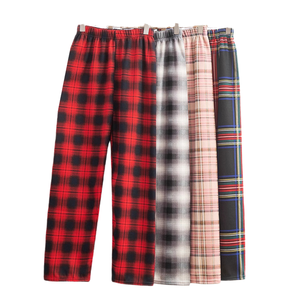Wholesale Women’s <b>Winter</b> Plaid Loose Sweatpants Comfortable Casual <b>Trousers</b> - Product Image 2