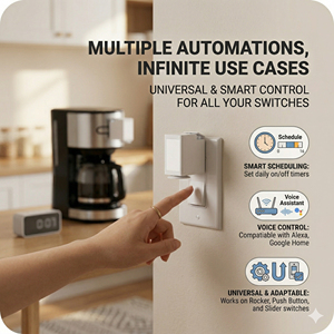 DIY Retrofit Smart Fingerbot : Pas de câblage requis, <span class=keywords><strong>Switch</strong></span> <span class=keywords><strong>Bot</strong></span>, bouton poussoir universel contrôlé par application pour interrupteurs muraux - Product Image 3