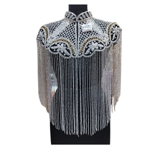 Capa de Moda para Mujer 2026, Hecha a Mano con Cuentas, 100% Algodón de Alta Calidad, Precio al por Mayor para Exportación - Product Image 1