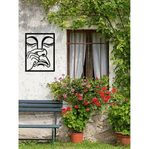 Divertente decorazione da parete con naso che si schiaccia, arredo casa di tendenza per regali di Natale - Product Image 1