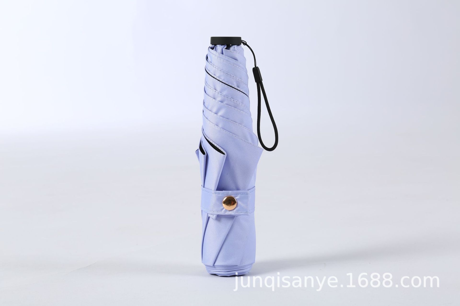 Ultra-light three-fold umbrella-light purple