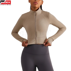 Chaqueta de Yoga para Mujer, la Más Demandada, Sudadera Ajustada para Gimnasio y Fitness, Top Deportivo para Correr, Ropa Deportiva Ligera - Product Image 1