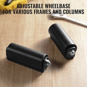 Kit de quincaillerie robuste pour portes coulissantes, 6 pièces, avec support de type C, pour la connexion des rails aux cadres de portes et fenêtres, et pour les roulettes de portes et fenêtres - Product Image 4