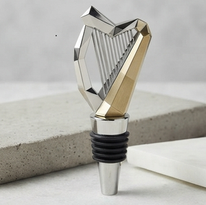 Accessoires pour boissons : Bouchons de bouteille en métal doré poli en forme de cube, bouchons de conservation et de scellage, prix d'usine en gros - Product Image 5