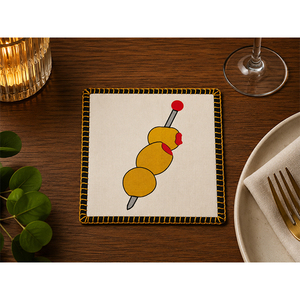 Designer Cotton Printed Cocktail <b>Coasters</b> | Reusable Decorative <b>Drink</b> <b>Coaster</b> - Product Image 2