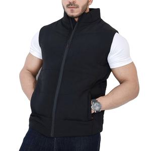 Vente en gros OEM/ODM Veste en duvet décontractée légère Veste hiver chaude Veste en polyester sans manches pour hommes - Product Image 1