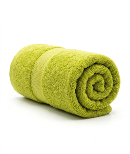 Serviette de bain en jacquard tissé avec logo MSY en relief - Design personnalisé, haute qualité, 100% coton, couleur unie, écologique et séchage rapide - Product Image 2