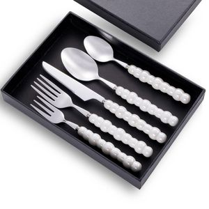 Juego de Cubiertos Elegantes con Mango Azul, Acero Inoxidable, Mangos con Cuentas Azules, Aptos para Lavavajillas, para Bodas, Cenas y Fiestas - Product Image 2