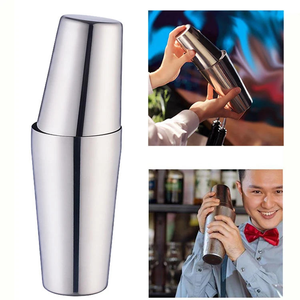 Shaker Boston en acier inoxydable, accessoires de bar pour cocktails, shaker à cocktails double paroi 750/600 ml - Product Image 2