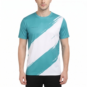 T-shirt de sport personnalisé pour homme, sublimation intégrale, tee-shirt athlétique respirant à manches courtes, haut de performance pour l'entraînement - Product Image 1