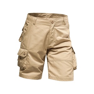 Shorts de randonnée pour hommes, séchage rapide, respirants, imperméables, polyester/coton, taille mi-haute, cordon de serrage, élastique, longueur 3/4, service OEM - Product Image 6