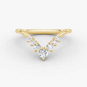 Lab Grown <b>Diamond</b> Round Brilliant Cut Open Floral Cluster <b>Diamond</b> <b>Ring</b> - Product Image 2