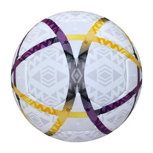 Ballon de football Topteam taille 5, toutes saisons, motif gaufré, durable, haute rétention d'air, chambre à air en butyl - Product Image 3