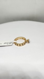 Bague élégante pour femme en or 14 carats, diamants naturels couleur HI pureté SI 0,19 ct, plaqué rhodium, luxe léger, qualité supérieure, pour usage quotidien - Product Image 3