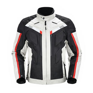 Chaqueta de Motociclista de Cuero para Hombre, Ropa de Motociclismo, Chaquetas de Cuero Impermeables para Motocicleta de Carreras - Product Image 1