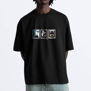 Camisetas Deportivas Casuales Extra Grandes para Hombre, con Logotipo Personalizado, Cuello Redondo, Estampadas, 100% Algodón Ecológico, Gran Venta - Product Image 3