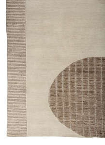 Alfombra Moderna Abstracta de Lana Anudada a Mano, Ecológica, Antideslizante, de Pelo Medio, Rectangular, para Sala de Estar, Alfombras Jaipur - Product Image 2