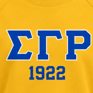 เสื้อสเวตเชิ้ตพิมพ์ลายสำหรับผู้หญิง Sigma Gamma Rho เสื้อสเวตเชิ้ตผ้าฟลีซคอกลมแบบกำหนดเองสำหรับชมรมนักศึกษากรีก เสื้อผ้าลำลองแนวสตรีทสำหรับวิทยาลัย - Product Image 5