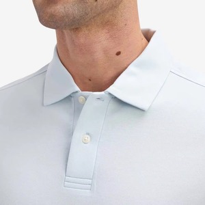 T-shirt unisexe respirant à séchage rapide, manches courtes, tricoté, formel, sportif, avec logo personnalisé sur le devant, polyester/coton, pour le golf et le tennis - Product Image 5