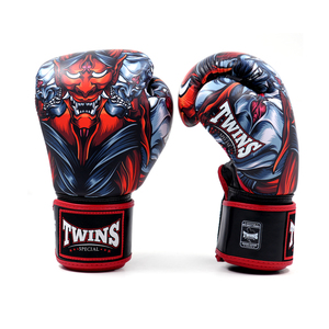 ถุงมือชกมวยคู่ฝึกซ้อมคุณภาพสูง ดีไซน์ใหม่ สำหรับผู้ใหญ่ หนังวัวแท้ สำหรับมวยไทย - Product Image 2