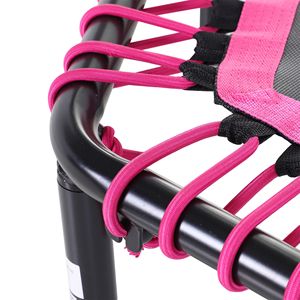 Trampolino Esagonale Jumparoo 4.5ft Rosa per Esterni con Barra Regolabile per l'Divertimento dei Giovani Esploratori - Product Image 6