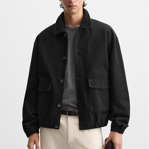 Customizable Vintage <b>Men's</b> <b>Jackets</b> <b>Canvas</b> Cotton <b>Jacket</b> For <b>Man</b> Casual Wholesale Fabric Manufacturer Winter Wear <b>Man</b> <b>Jackets</b> - Product Image 1
