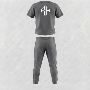Ensemble de baseball pour homme avec impression par sublimation, matière 100% polyester, col en V de haute qualité par RIVIAN ATLANTIC - Product Image 3